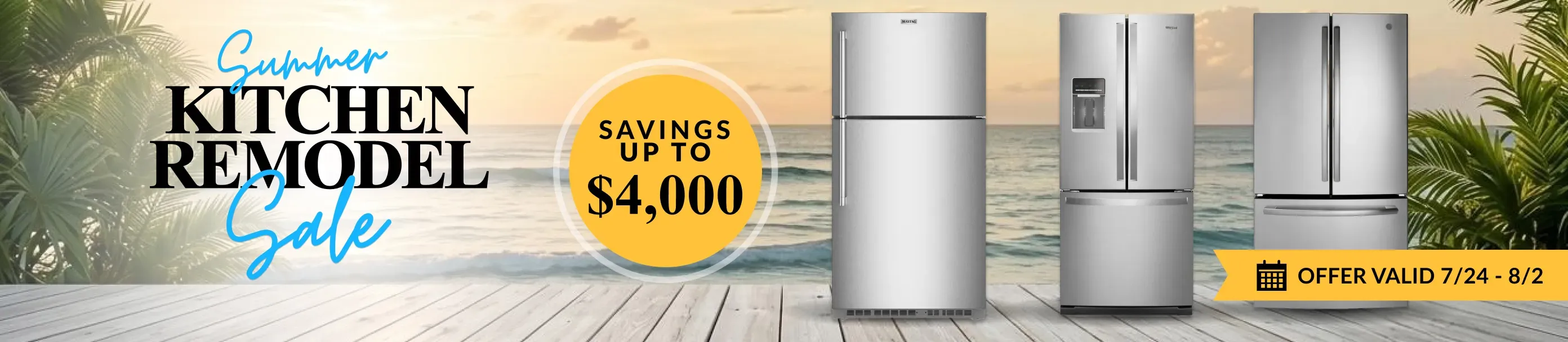 Summer Kitchen Remodel Sale